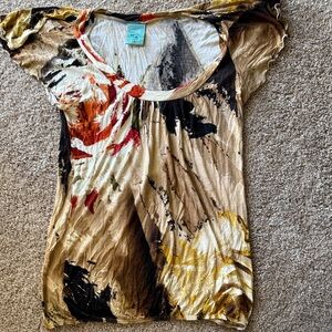 h.i.p. Multicolor Abstract Blouse